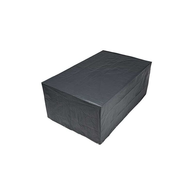 Housse de protection pour table rectangulaire et chaises de jardin, Dimensions H90 x 225 x 143 cm