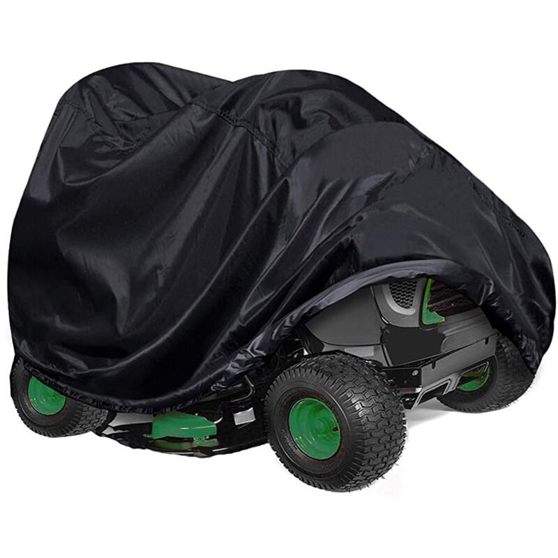 Housse de tracteur de pelouse Housse de tondeuse étanche pour tracteur de jardin extérieur 183 x 137 x 117 cm