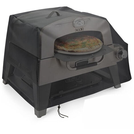 Housse de protection extérieure 3 en 1 résistante aux intempéries pour four à pizza avec cordon d'ourlet pour CGG403 70 x 54 x 45 cm (L x l x H) en tissu Oxford