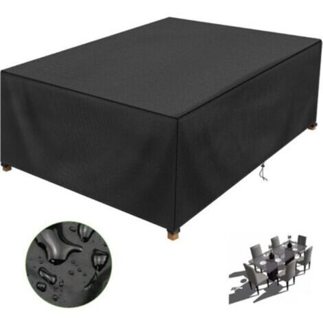 Housse de protection extérieure pour salon de jardin 150x90x75 cm – Tissu Oxford 210D étanche, résistant au vent et aux UV