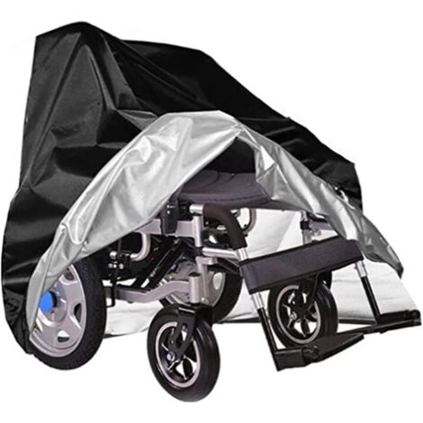 Housse de Protection Fauteuil Électrique Fauteuil Roulant, Noir Oxford Tissu (Taille : 100x75x100cm)