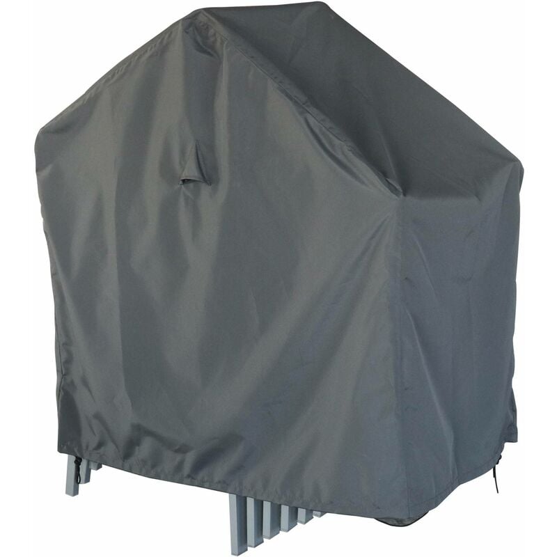 Housse de protection. gris foncé - Bâche en polyester enduit pa pour lot de 8 chaises / fauteuils - Gris foncé