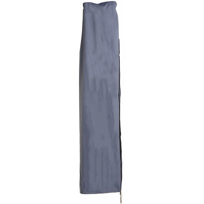 Housse de protection HHG pour parasol jusqu'à 3,5 m, housse avec fermeture éclair bleu - blue