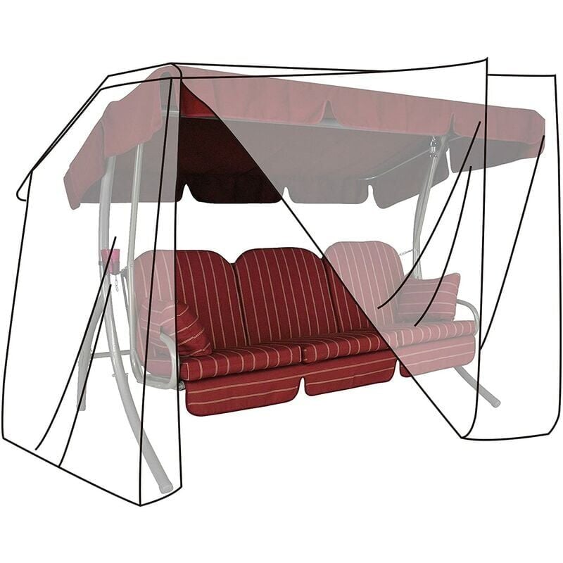Housse de Protection Housse de Chaises de Jardin en Oxford 600D, Couverture de Meubles de Jardin, 150x215x150cm