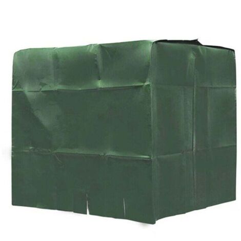 Housse De Protection Ibc 600 Litres Tissu Oxford 210d Antipoussière Imperméable 120x80x100cm Vert