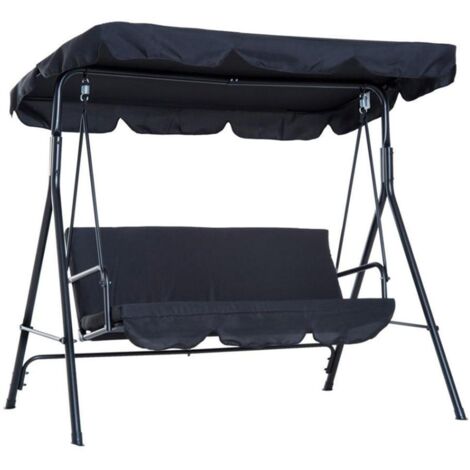 Housse de protection imperméable 210D pour hamac avec volants, pare-soleil pour balançoire extérieure