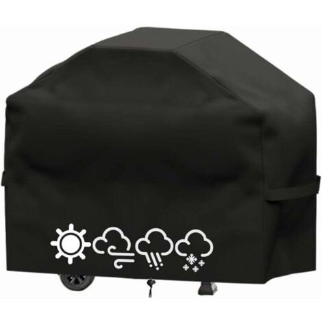 Housse de Protection Imperméable 420D pour Barbecue Weber Genesis II 145x61x117 cm
