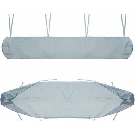 Housse de protection imperméable en Oxford gris pour store banne rétractable 4.5m