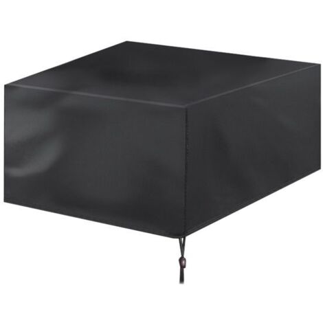 Housse de protection imperméable et anti-poussière pour meubles de jardin, adaptée au canapé et à la table à manger (120 x 120 x 74