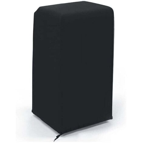 Housse de Protection Imperméable Mat pour Climatiseur Portable avec Fermeture Éclair Intérieur Noir