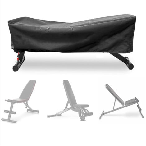 Housse de Protection Imperméable pour Banc de Musculation - Couverture Adjustable avec Cordon pour Banc de Poids, Chaise d'Exercice, Équipement Fitness (127x59x44 cm)