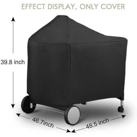 Housse de protection imperméable pour barbecue – Modèle Weber 7152, dimensions 124 x 65 x 101 cm, en polyester enduit