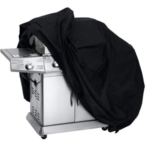 Housse de protection imperméable pour barbecue Weber à gaz, rectangulaire et large, idéale pour extérieur et camping.