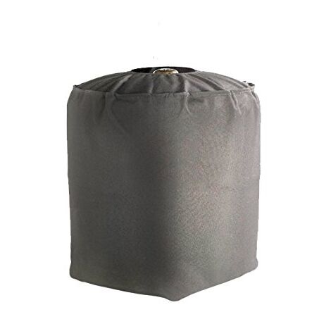 Housse de protection imperméable pour bouteille de gaz – Toile Oxford polyester 220g/m² – Dimensions L 35 x l 35 x h 50 cm – Couleur anthracite – Green Club