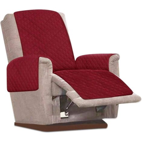 Housse de protection imperméable pour canapé – Rouge – Dimensions 55 × 200 cm
