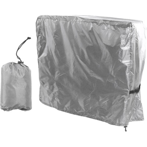 Housse de protection imperméable pour chariot de boissons extérieur, grise