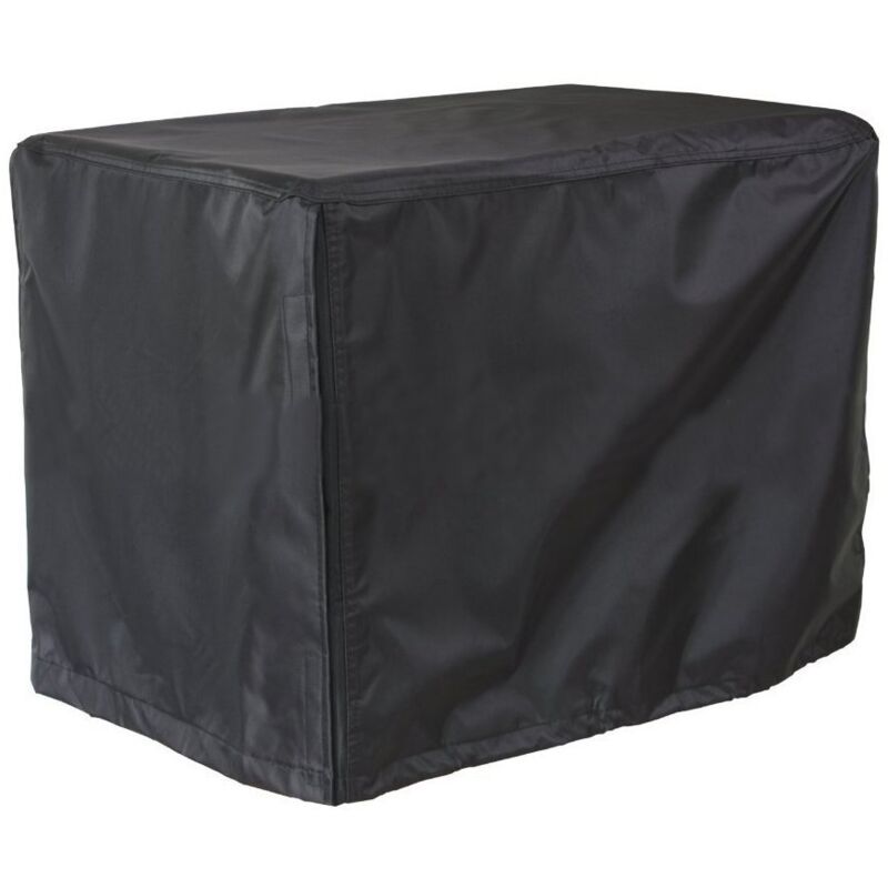 Housse de protection imperméable pour générateur noir 66 x 51 x 51 cm, tissu Oxford en polyester 210D pour générateur et bâche de protection