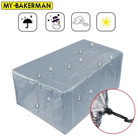 Housse de protection imperméable pour meubles de jardin, patio, tissu Oxford, anti-poussière, pour table 21313274cm