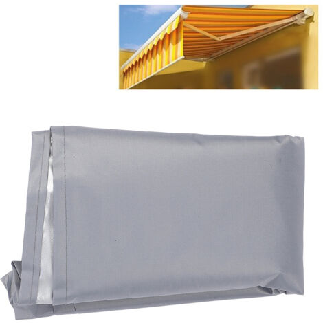 Housse de Protection Imperméable pour Pergola Rétractable - Oxford Gris - 2.5m