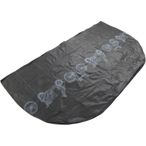Housse de protection imperméable pour vélo moto, anti-UV et anti-poussière, couleur noire