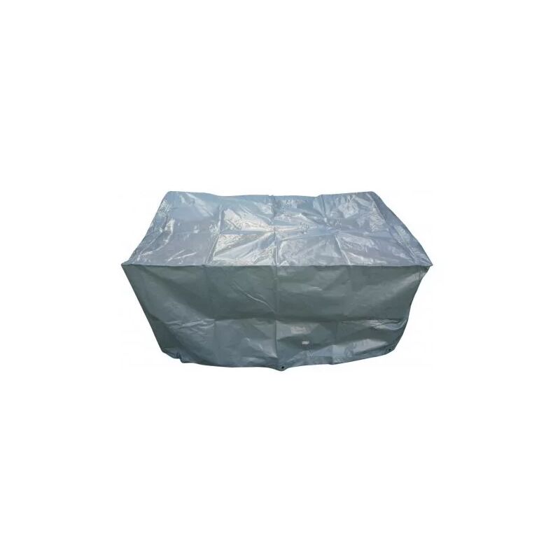 Titanium - Housse de protection pour barbecue rectangulaire - Argent - 125x70x70 cm