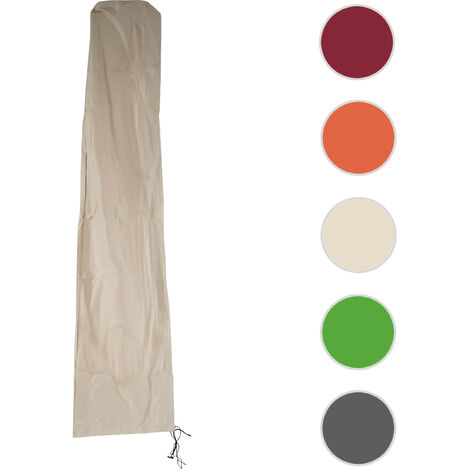 Housse de protection Meran pour parasol de marché jusqu'à 5m - housse de protection Cover avec fermeture éclair - jaune