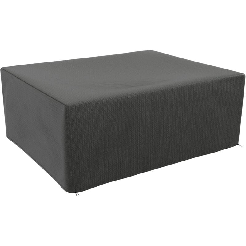 Housse de protection mobilier de jardin bâche étanche anti-UV pe haute densité gris