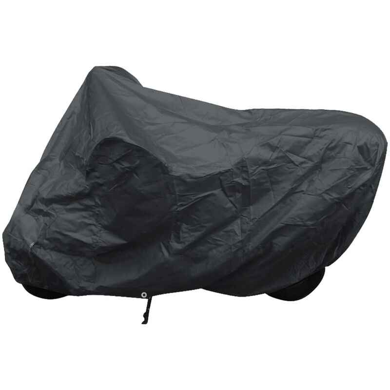Vidaxl - Housse de moto Gris Polyester