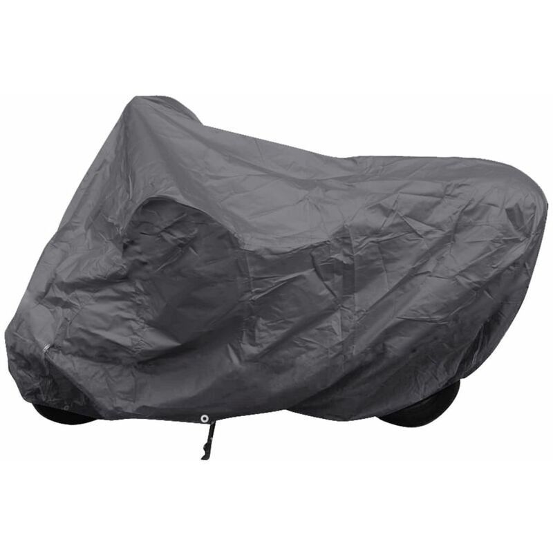 Asupermall - Housse De Protection Moto D'Exterieur Gris Polyester