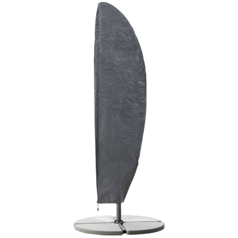 Housse de protection pour parasols inclinés 54/32x230 cm Nature