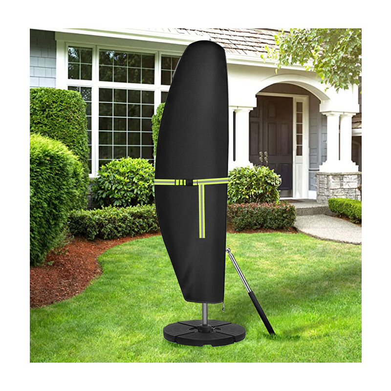 Aafgvc - Housse de Protection Parasols, 420D Oxford Imperméable Couverture, Résistant à uv Intempéries avec Sac de Rangement, Housse de Protection