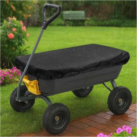 Housse de protection pliable pour chariots - Bâche de protection extérieure en tissu Oxford 600D imperméable et anti-poussière, 140 cm L x 94 cm W