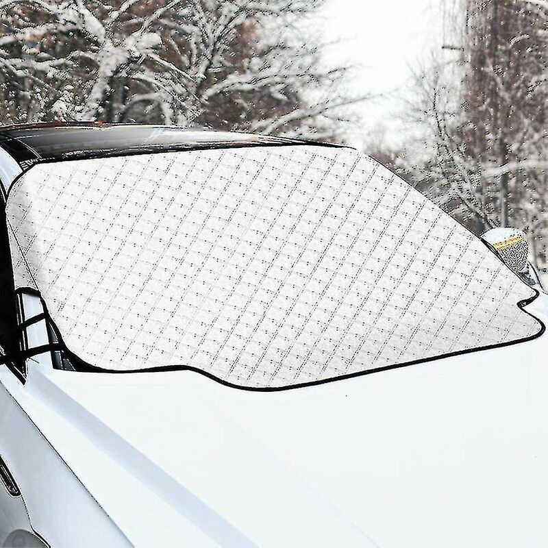 Ineasicer - Housse de protection ultra épaisse pour pare-brise de voiture – Neige, glace, soleil, poussière, uv, résistant à l'eau – Convient