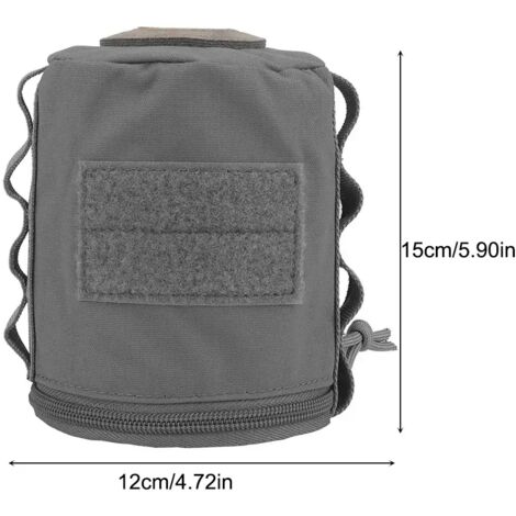Housse de protection portable vintage pour bidon d'essence, sac de rangement anti-chute et anti-collision pour bouteille de gaz, idéal pour le camping et les réchauds portables.
