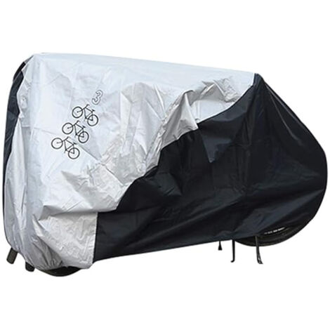 Housse de protection pour 3 vélos, imperméable et résistante à la pluie et à la poussière, pour vélos et autres occasions.