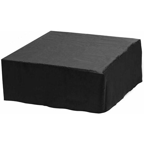 Housse de Protection pour Bain à Remous, Piscine - Tissu Oxford Anti-poussière, Imperméable, Anti-UV, 218x218x30CM