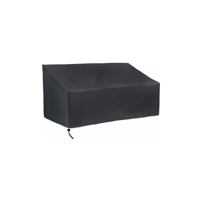 Housse de protection pour banc de jardin 4 places en tissu Oxford imperméable et respirant, housse de mobilier de jardin