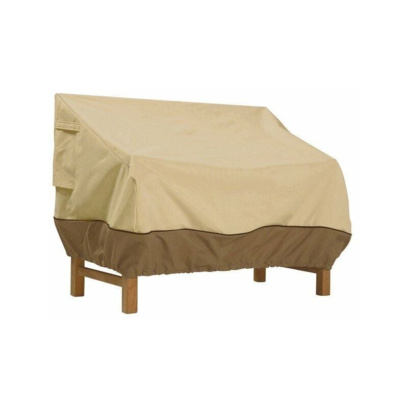 Housse de Protection pour Banc, Housse Banc Jardin Tissu Oxford Imperméable, Housse de Banc Exterieur Anti UV et Vent Housse de Protection pour
