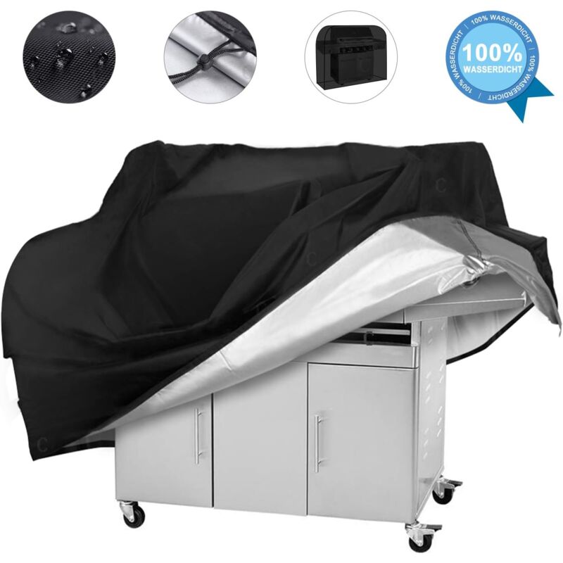 Housse De Protection Pour Barbecue Housse De Protection Pour Barbecue Housse Étanche 145 x 61 x 117 Cm Noir