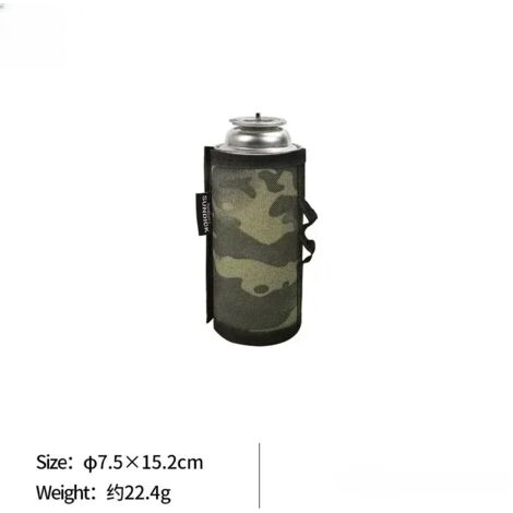 Housse de protection pour bidon d'essence de camping, étui pour bouteille de gaz, housse de protection pour bouteille d'air comprimé, boîte à mouchoirs avec poche latérale, étui pour cartouche de gaz,