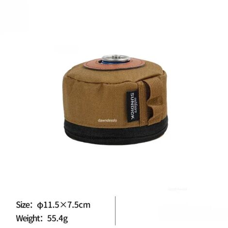 Housse de protection pour bidon d'essence de camping, étui pour bouteille de gaz, housse de protection pour bouteille d'air comprimé, boîte à mouchoirs avec poche latérale, étui pour cartouche de gaz,