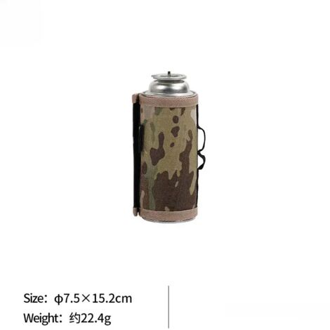 Housse de protection pour bidon d'essence de camping, étui pour bouteille de gaz, housse de protection pour bouteille d'air comprimé, boîte à mouchoirs avec poche latérale, étui pour cartouche de gaz,