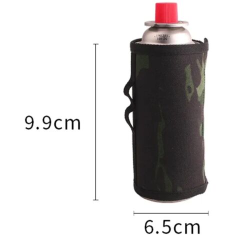 Housse de protection pour bidon d'essence de camping, manchon tactique pour bouteille de carburant, housse de protection antichute pour bidon d'essence de camping, réchauds portables