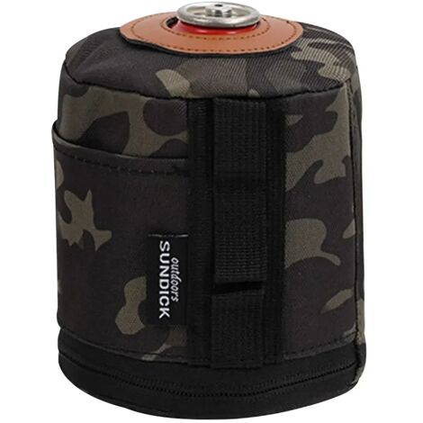 Housse de protection pour bidon d'essence en coton et lin, étui de rangement anti-chute pour bouteille de gaz, housse pour réchaud portable