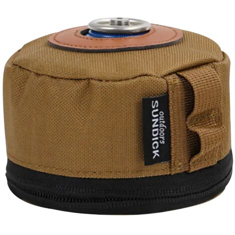 Housse de protection pour bidon d'essence en coton et lin, étui de rangement anti-chute pour bouteille de gaz, housse pour réchaud portable