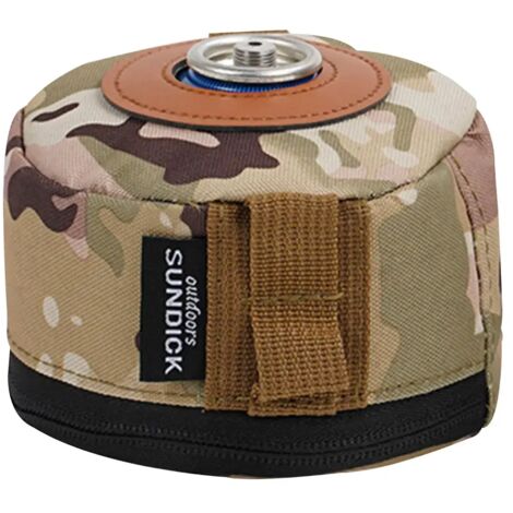 Housse de protection pour bidon d'essence en coton et lin, étui de rangement anti-chute pour bouteille de gaz, housse pour réchaud portable