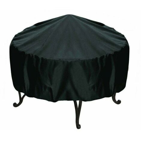 Housse de Protection pour BraséRos Barbecue ImperméAble Rond,Coupe-Vent, Housse brasero RéSistant à la DéChirure,Tissu Oxford 210D Housse pour Foyer Barbecue,Housses pour BraséRos (120x75cm)