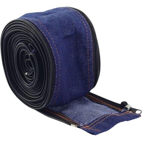 Housse de protection pour câble de torche TIG - Style cowboy avec fermeture éclair - Longueur 7,5 mètres
