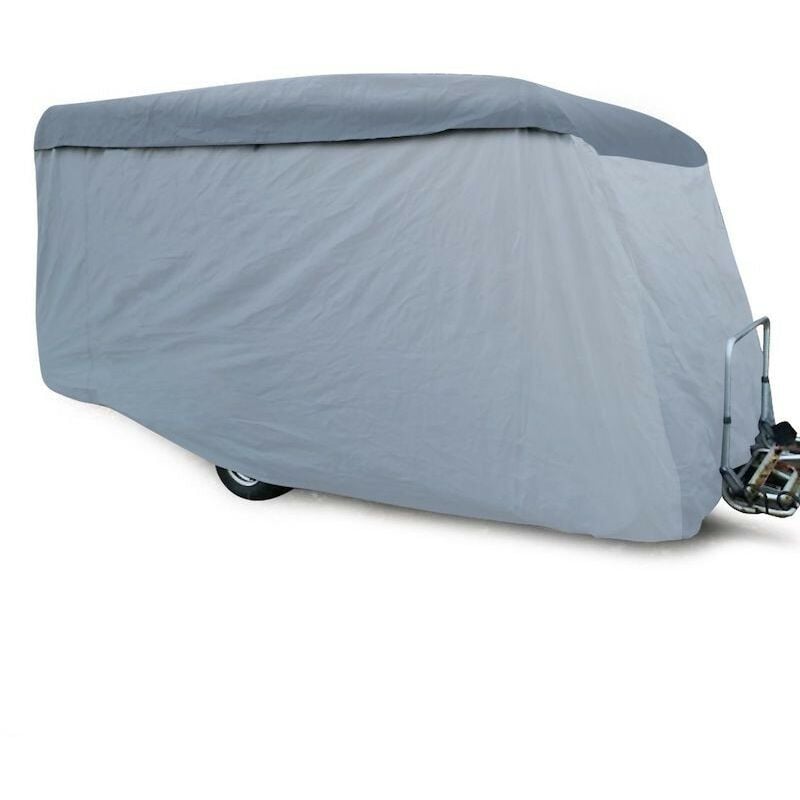 Housse de Protection pour Caravanes 580 cm : Préservez Votre Caravane en Hiver et en Toutes Saisons - Gris
