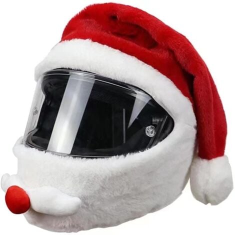 BASETBL Housse de protection pour casque de moto Père Noël, personnalisée, pour l'extérieur